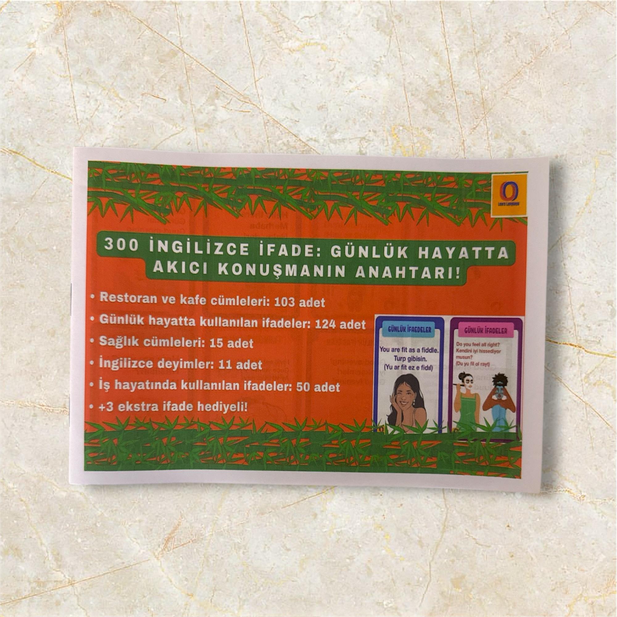 İngilizce Öğrenme Kitapçığı + Görsel Hafıza Destekli Günlük Konuşma Kitapçığı 2'LİSET (Sesli Dinleme Telaffuz Destekli) - Görsel 9
