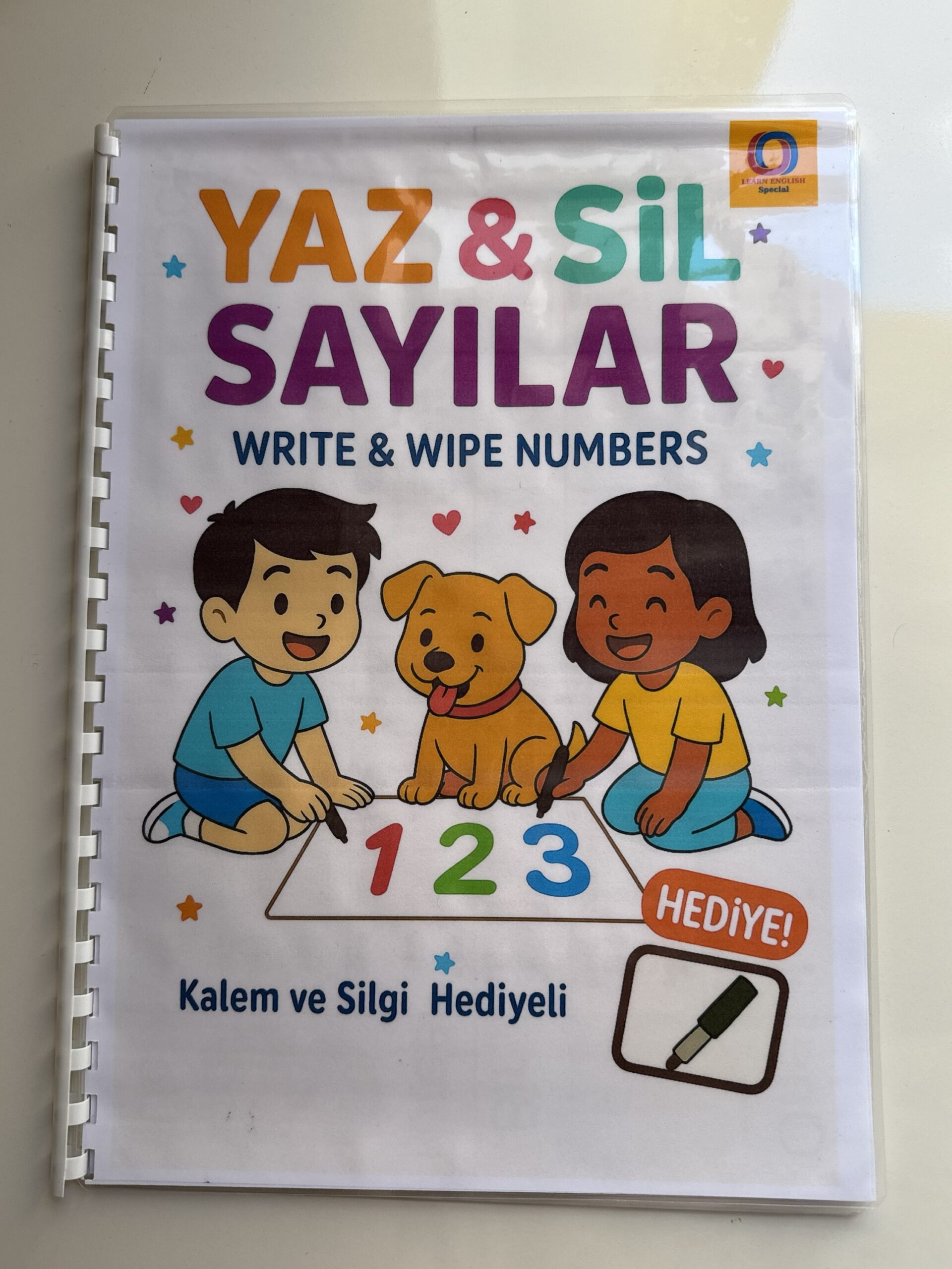 Yaz Sil Plastik Kaplamalı Su Bazlı Silgili Kalem Hediyeli! 2 Kitapçık Set - Görsel 4