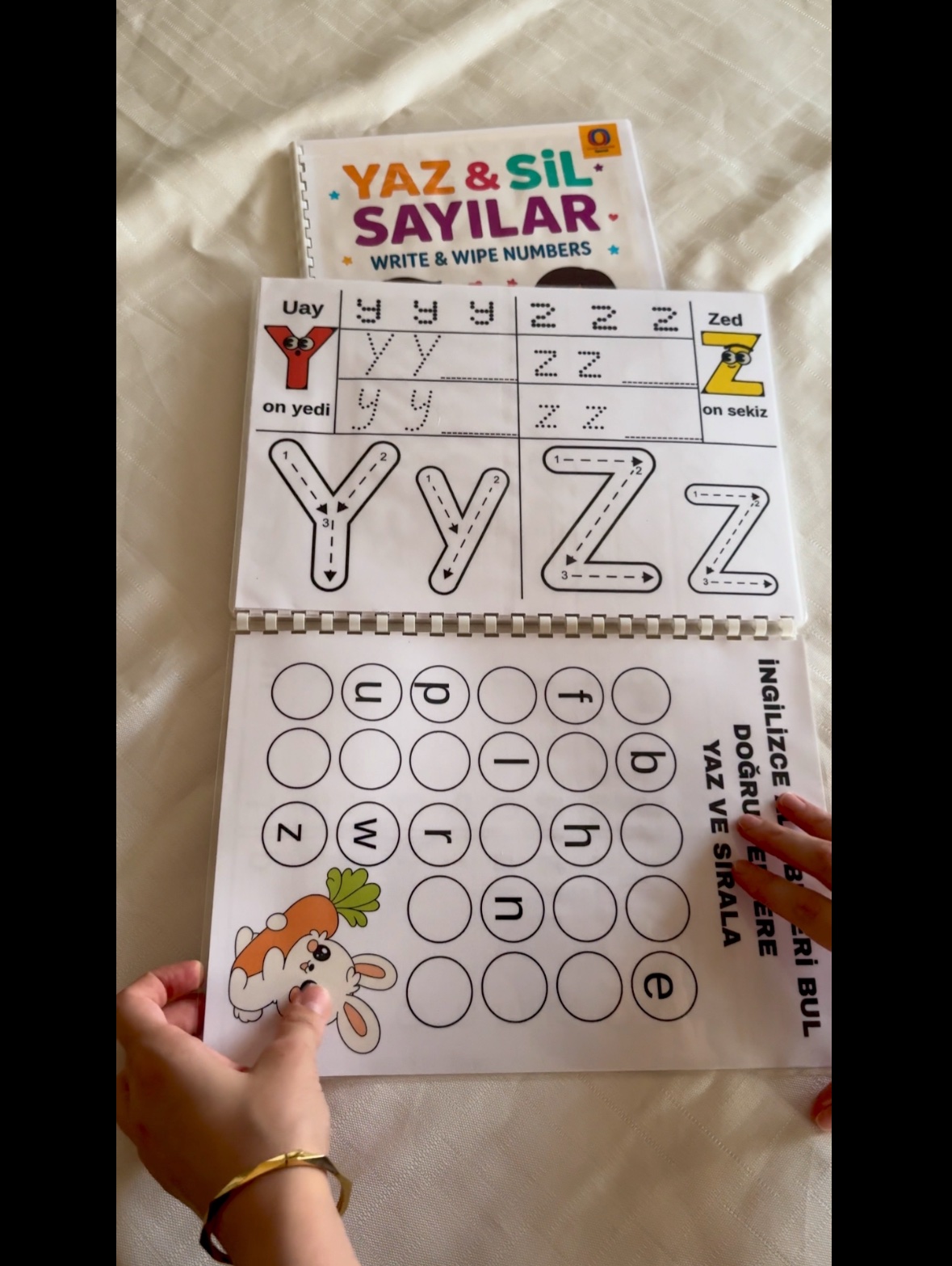 Yaz Sil Plastik Kaplamalı Su Bazlı Silgili Kalem Hediyeli! 2 Kitapçık Set - Görsel 18