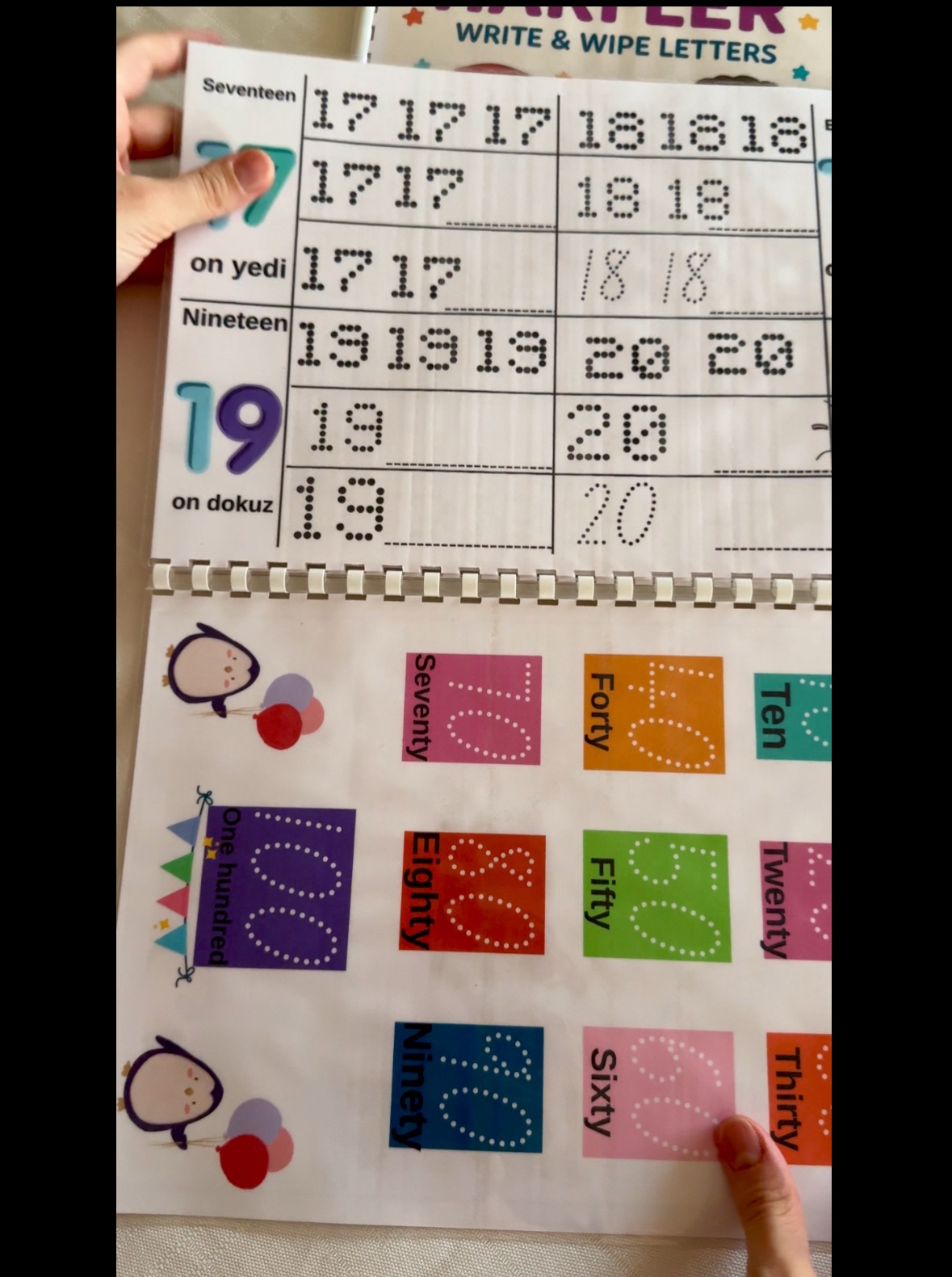 Yaz Sil Plastik Kaplamalı Su Bazlı Silgili Kalem Hediyeli! 2 Kitapçık Set - Görsel 7